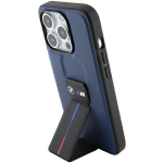 BMW M Grip Stand Bicolor dėklas, skirtas iPhone 15 Pro - mėlynas