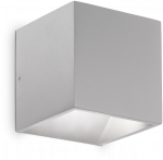 Sieninis &scaron;viestuvas 8,5W LED sieninis fasado &scaron;viestuvas RUBIK, pilkas, 4000K, IP54