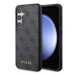 Samsung Galaxy A35 5G Guess Hard Dėklas 4G Metal Gold Logo (GUOHCSA35G4GFGR) juodos spalvos