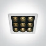22W LED įleidžiamas &scaron;viestuvas, baltas, 3000K, 50906C/W/W