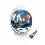 Philips Lempučių komplektas 55W 12V P14,5s H1 BlueVision+W5W