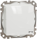 Jungiklis SCHNEIDER SEDNA DESIGN, IP44, baltos spalvos