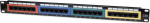 INTELLINET Cat5e spalvomis koduotas pataisų skydelis 24 prievadų, UTP, 1U, 513678
