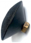 Adapteris deimantiniam poliravimo padui, lenktas, guminis, &Oslash;100mm, 14MA
