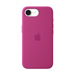 Apple iPhone 16e Silikoninis dėklas &ndash; Fuchsia