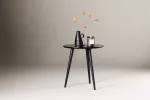 Venture Design &Scaron;oninis stalas, Askim, ⌀48 cm, Juodas
