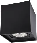 10W LED pavir&scaron;inis pakreipiamas lubinis &scaron;viestuvas PC 01, matinės juodos sp., 4000K
