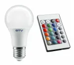 LED lemputė RGBW, GTV, LD-PC2A60RGBW-9W