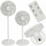 LTC Ventiliatorius STOJĄCY 12" , 45W, CYFROWY WYŚWIETLACZ, Pultas, 3 POZIOMY PRĘDKOŚCI, OSCYLACJA