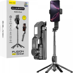 Blavec Selfie Stick Aliuminio Fusion P-10 Gimbal tripod + pilot 1 metras (SSFP10G-TRB10) juodos spalvos