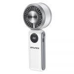 Handheld fan AWEI F39 Fast Ice baltas