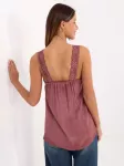 Italy Moda Top-MI-TP-7922.33-ciemny rožinė