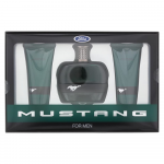 Set Ford: Mustang Žalias Eau De Toilette For Men, 100 ml + Mustang Žalias Hydrating Du&scaron;o želė All Skin Types, 100 ml + Mustang Žalias Hydrating After-Shave Balm, 100 ml