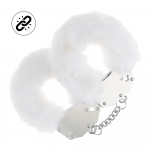 Ouch By Shots Heavy-duty Fluffy Handcuffs - Baltas