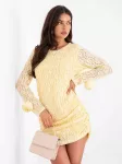 Suknelė Italy Moda Sukienka-IT-SK-9913.30-jasny geltona