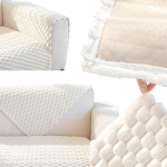 Dantų &scaron;epetėlis Realprices Užklotas sofai, foteliui, neslystantis, elastingas 70x150cm