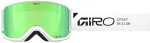&bdquo;Giro&ldquo; žieminiai akiniai &bdquo;GIRO Revolt&ldquo; balti, veidrodiniai, spalvoti lę&scaron;iai, ry&scaron;kūs &ndash; &bdquo;Carl Zeiss Emerald&ldquo; 19&ndash;42 % S2.