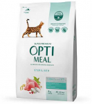 Optimeal Adult Sterilised sausas maistas katėms su kalakutiena, 1.5kg