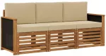 Sofa Sofų komplektai 3 vnt. Kietos akacijos mediena
