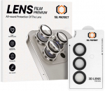 Apsauginis stiklas Tel Protect 3D Lens skirtas Samsung Galaxy S26 Plus juodas (objektyvui 3 vnti)