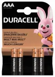 Elementai Duracell AAA (LR03/MN2400) 1,5V, &scaron;arminiai, 4 vnt