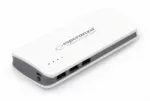 I&scaron;orinė baterija (Power Bank) Esperanza Radium EMP106WE (8000mAh; microUSB, USB 2.0; balta)