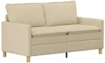 Sofa Sofos komplektas 2 vnt. Kreminė Audinys