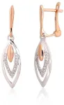 Diamond Sky Jewelry Auksiniai auskarai su deimantais &bdquo;Melisandra V&ldquo;