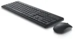 DELL KM3322W klaviatūra, pridėta pelė RF belaidė Amerikos tarptautinė Juoda