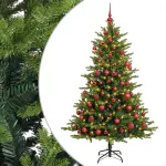 Dirbtinė kalėdinė eglutė su rutuliuku 210 cm 300 LED