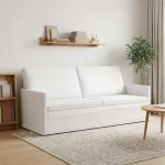 3 vietų sofa Balta 190 x 81 x 82 cm Audinys