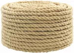 Daugiafunkcinė buitinė virvė 16 mm 50 m Natūrali PP