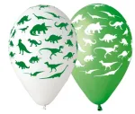 Dinozauras Dinozauras, balionas, 5 vnt. rinkinys 12 colių (30 cm)