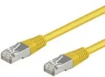 Goobay 0.25 m Cat. 5e SFTP, 0.25 m, RJ-45, RJ-45, Geltona