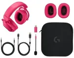 LOGITECH G Pro X 2 Ausinės, pilno dydžio, Bluetooth / LIGHTSPEED belaidės, laidinės, 3,5 mm lizdas, izoliuojančios triuk&scaron;mą, purpurinės