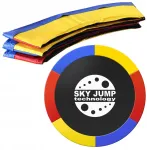 SPRUOKLIŲ DANGTIS TRAMPLINUI 244-252cm 8 FT SPALVOTAS TVIRTAS KEMPINĖS APSAUGAS