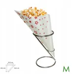 Popieriniai vidutiniai krep&scaron;eliai popcornams ir bulvytėms, 900 ml, 200 vnt.