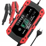Automatinis i&scaron;manusis akumuliatoriaus įkroviklis Lcd 12v 10a