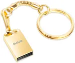 Usb atmintinė 64 Gb, metalinė, auksinė, Usb 2.0