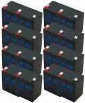 Apcrbc44 rbc 44 akumuliatorių rinkinys baterijų paketas ups apc 16x mwp 5-12l