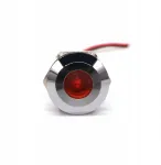 Led 14mm raudona prietaisų skydelio lemputė
