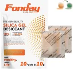 Sausintuvas Drėgmės sugėrikliai su indikatoriumi, 10g x 10 vnt.