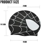 Plaukimo kepuraitė vaikams, unisex silikoninė plaukimo kepuraitė, vandeniui atspari plaukimo kepuraitė vaikams su anti, plaukimo kepuraitė, spider-man plaukimo kepuraitė, silikoninė plaukimo kepuraitė, patogiai priglundanti