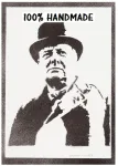 Moreno-mata tikras rankų darbo grafiti winston churchill estetiniai plakatai ir meno atspaudai plakatas rankų darbo dekoratyvinis sienų paveikslas sienų dekoravimo dovanos vyrams ir moterims