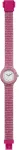 Hip Hop, Shimmer Crush kolekcijos moteri&scaron;kas laikrodis su blizgančiu silikoniniu dirželiu ir lurekso audiniu, atsparus vandeniui kvarcinis mechanizmas, 32 mm korpusas, dovana moterims, apyrankė, apyrankė