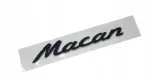 Emblema užra&scaron;as logo Macan skirtas Porsche, juodas blizgus
