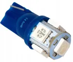 Lemputė W5w T10 mėlyna 12v Led W3w