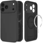 Dėklas TECH-PROTECT SILICONE MAGSAFE IPHONE 17 PRO MAX / 18 PRO MAX MIDNIGHT Juodas