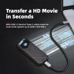 Kietasis diskas Kingspec Z5 2tb Ne&scaron;iojamasis I&scaron;orinis Ssd su Rgb Ap&scaron;vietimu