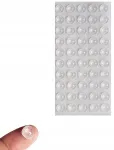 Javoli Lipnūs silikoniniai atmu&scaron;ėjai 8x2,4mm silikoniniai baldų atmu&scaron;ėjai 50vnt